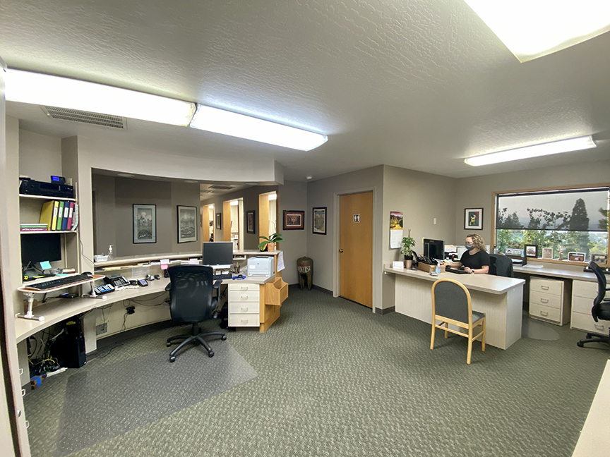 Dr. Emery Dental Office Sonora Receptionist Area